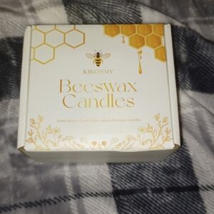 KIKOWHY Beeswax Candles - White & Gold Box